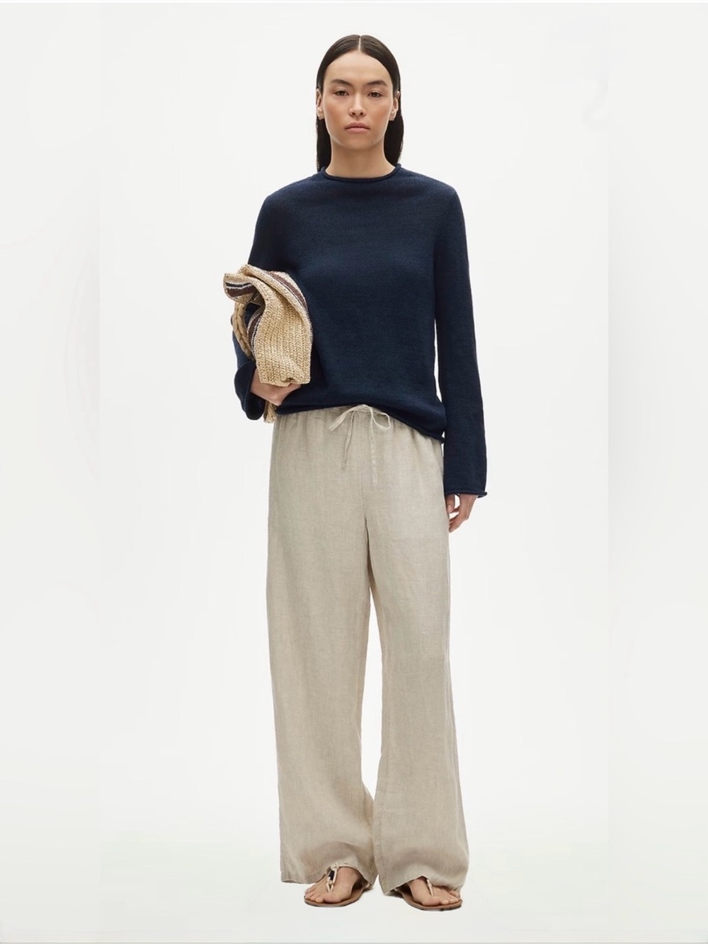 JCREW Soleil Linen Pants NWOT